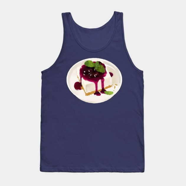 Blueberry Cheesecake Tank Top by Smuchie